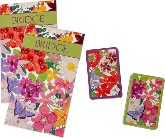 Set de bridge "Halsted flora"