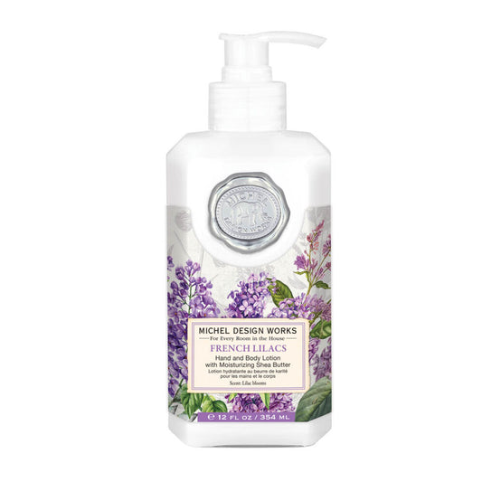 Loción para el cuerpo y manos de lilas francesas