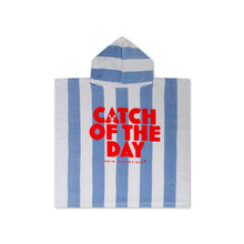 Cargar imagen en el visor de la galería, Poncho de playa - Azul - Captura del día - 65 x 65 cm