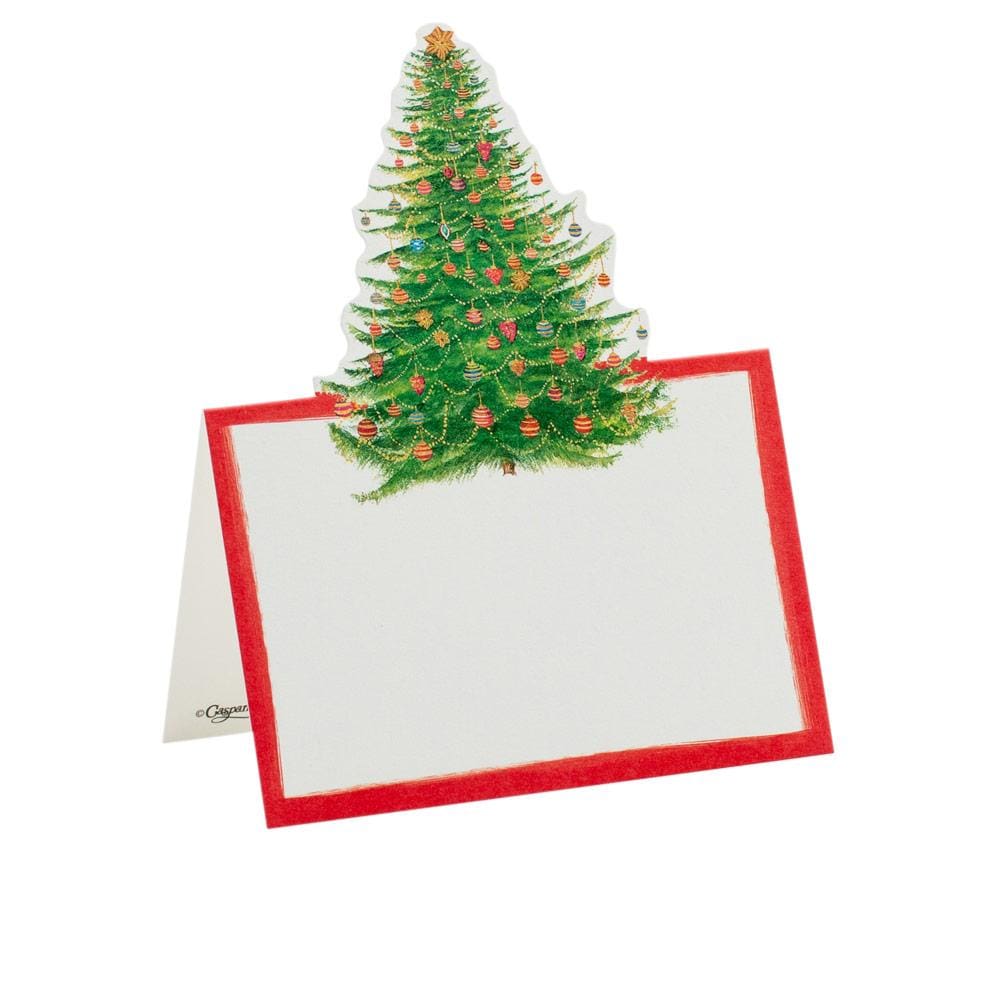 Tarjetas de sitio de mesa diseño Glittering Tree