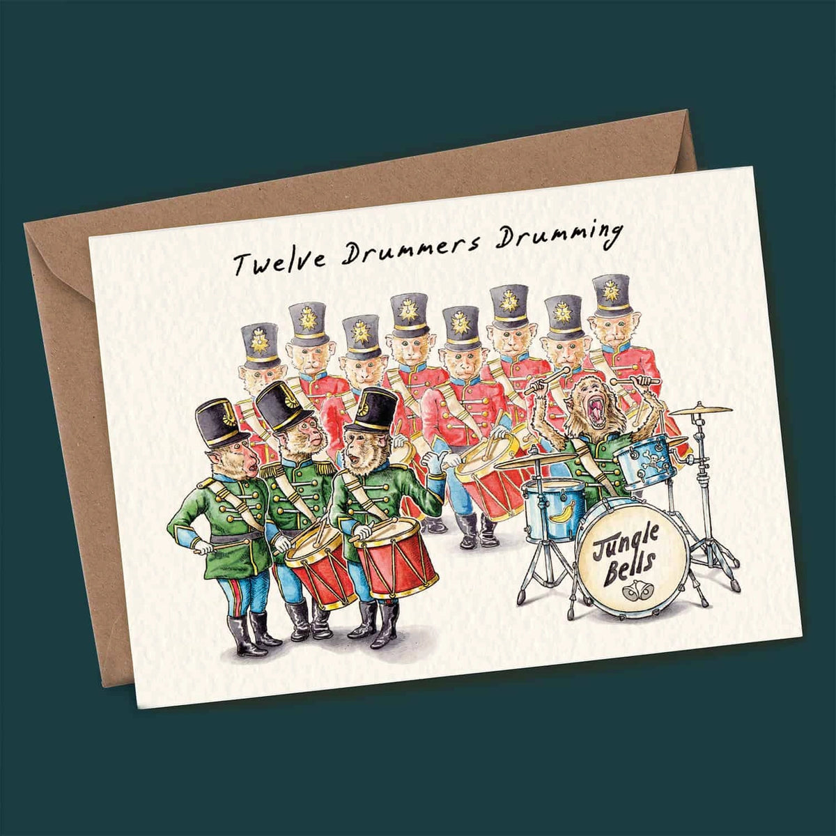 Pack de 12 tarjetas de Navidad “12 Days of Christmas”