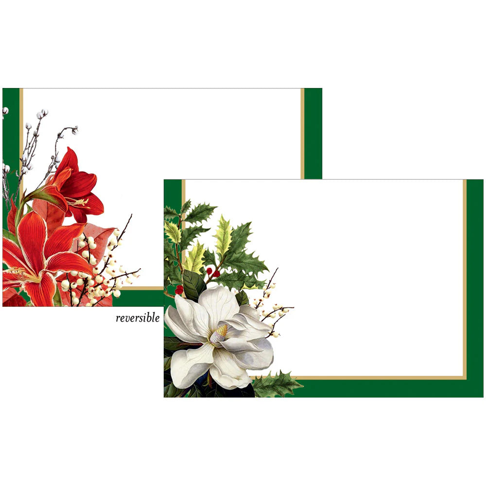 Tarjetas de sitio de mesa diseño Christmas Garden