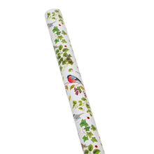 Cargar imagen en el visor de la galería, Rollo de papel de regalo blanco Winter Birds