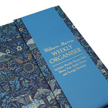Cargar imagen en el visor de la galería, Organizador semanal William Morris con diseño de pájaros