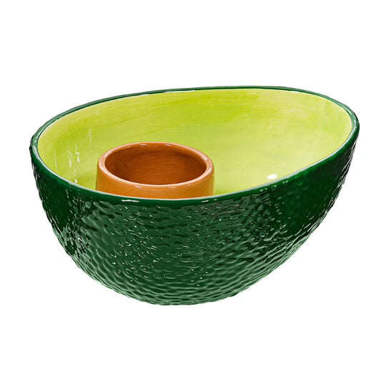 Bol para Chips y Dips con Forma de Aguacate