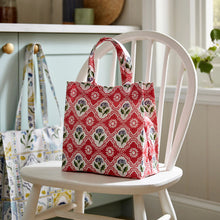 Cargar imagen en el visor de la galería, Bolsa plastificada pequeña diseño "Boho Flowers"