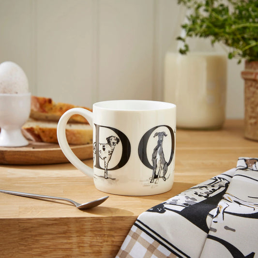 Taza de porcelana "Country Dogs"