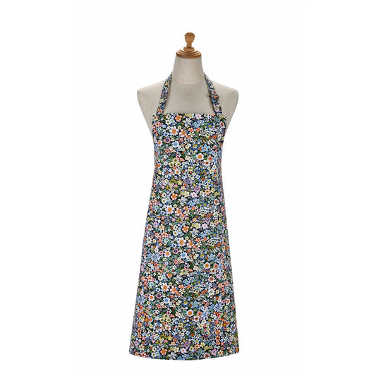 Delantal de algodón con diseño floral