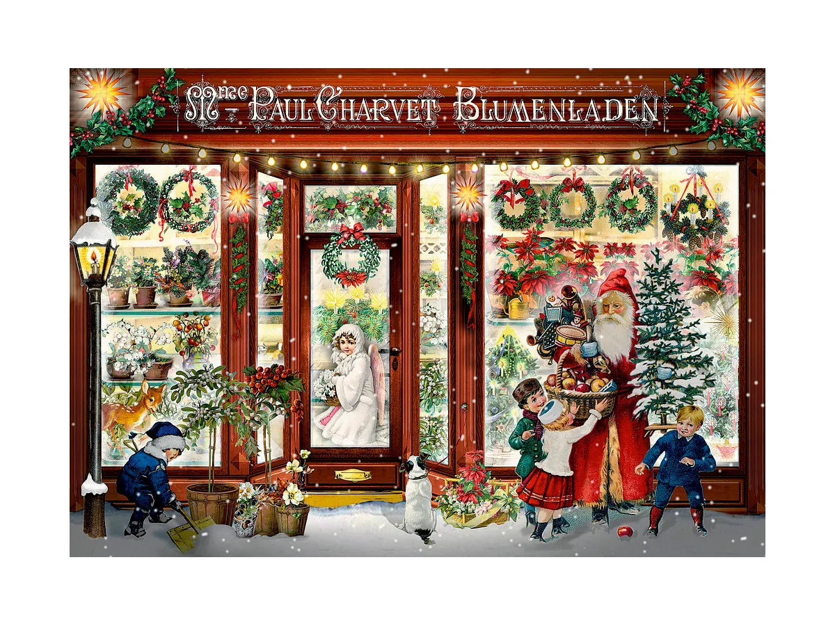 Tarjeta postal y calendarios de Adviento ¡La Magia de la Navidad en tu Buzón!