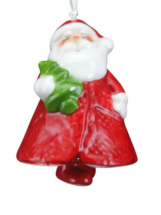 Adornos en forma de campanas de Santa