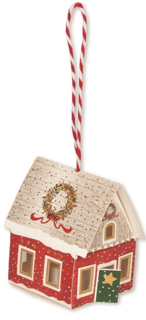 Casitas con leds para colgar