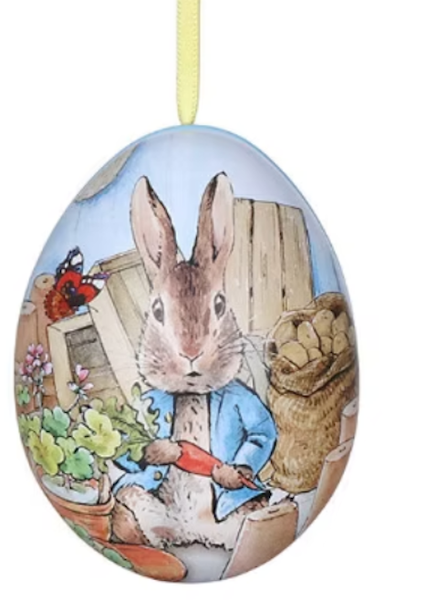 Huevos metálicos para colgar Peter Rabbit