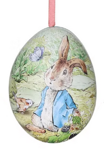 Huevos metálicos para colgar Peter Rabbit