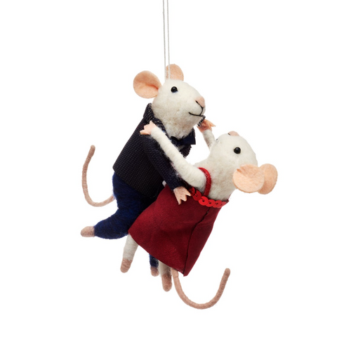 Adorno de ratones bailarines