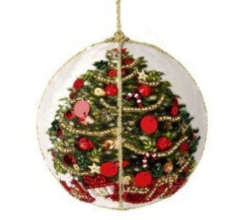Adornos Navideños Esferas “Doble Vista Festiva" en terciopelo