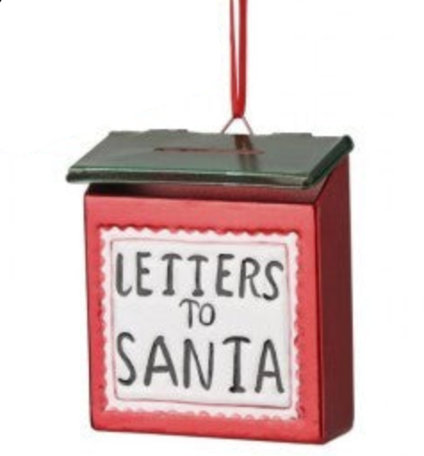 Adornos Buzón Navideño "Cartas a Santa - Polo Norte Express" (14x9cm)