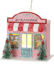Cargar imagen en el visor de la galería, Adorno Navideño Colgante con Luz LED: Tiendas Dulces &quot;Azucaradas&quot;  ( 11cm )
