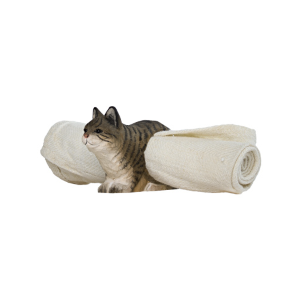 Servilletero de madera diseño gato