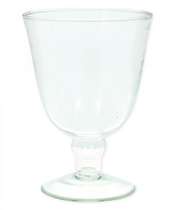 Copa de agua de cristal soplado