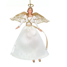 Cargar imagen en el visor de la galería, Adornos de ángeles blancos para colgar