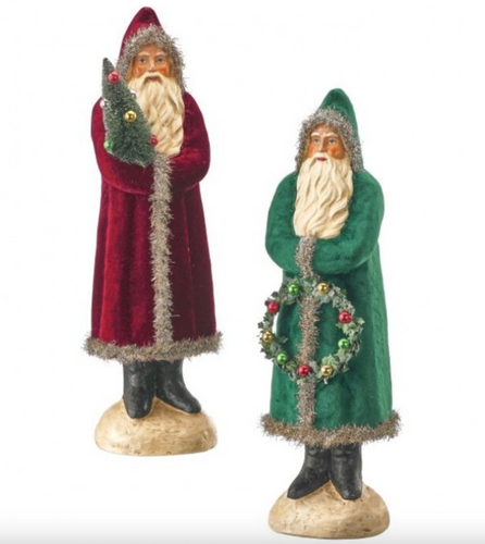 Figuras Vintage de Santa (43cm)
