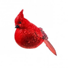 Cargar imagen en el visor de la galería, Cardenal decorativo plumas rojas