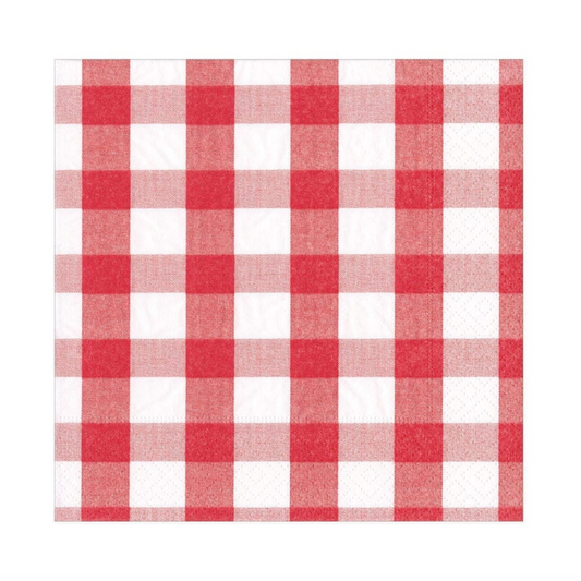 Servilletas almuerzo de papel diseño Gingham