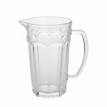 Cargar imagen en el visor de la galería, Jarra de cristal con hondas