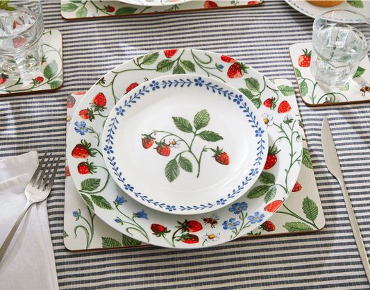 Plato de Almuerzo "Strawberry Patch"