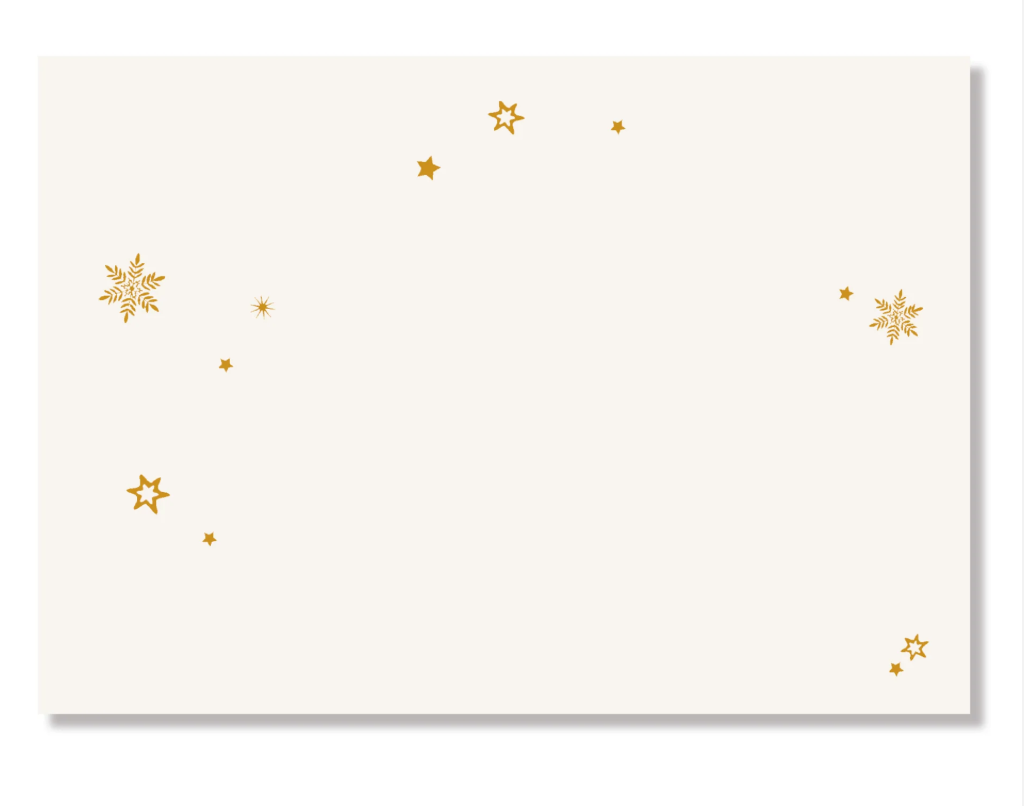 Tarjeta postal y Calendario de Adviento  ¡Pueblo de navidad!