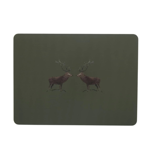 Set de 4 Manteles Individuales diseño venado