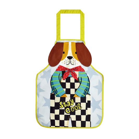 Delantal de algodón "Dexter Dog" acabado impermeable