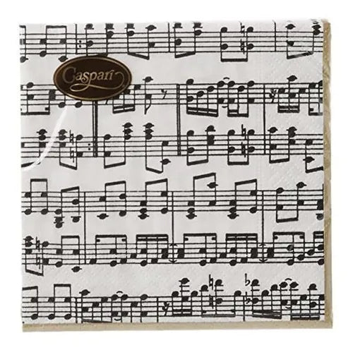 Servilletas cocktail “Musical Score”