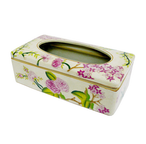 Caja de cerámica para pañuelos