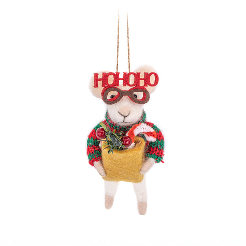 Adorno de Ratón navideño