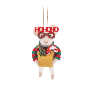 Adorno de Ratón navideño