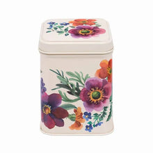Cargar imagen en el visor de la galería, Caja de lata diseño flores de jardín