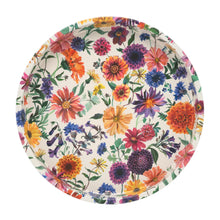 Cargar imagen en el visor de la galería, Bandeja de lata diseño flores de jardín