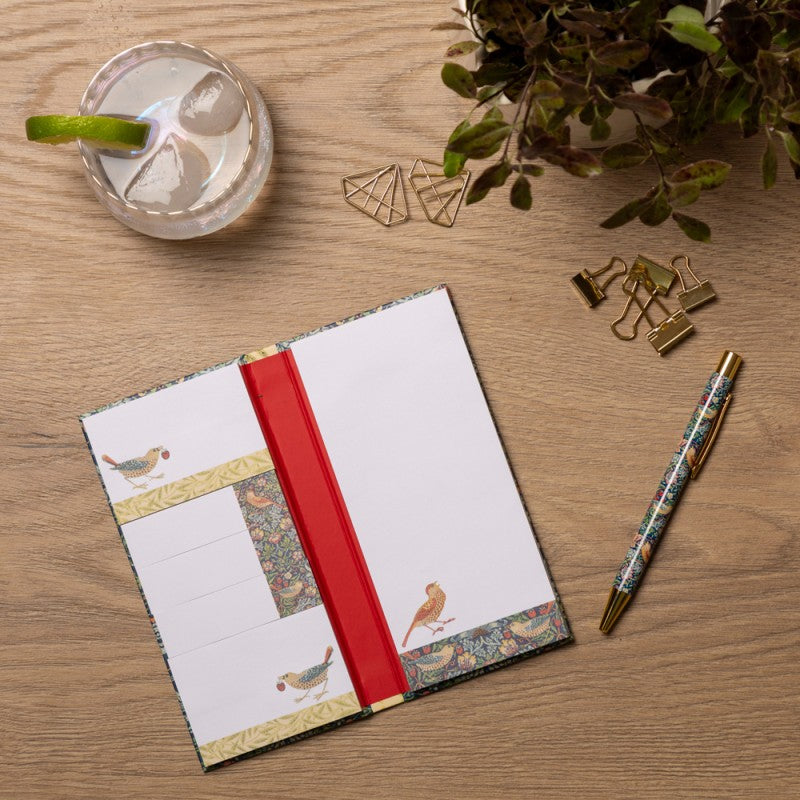 Organizador de notas adhesivas Strawberry Thief