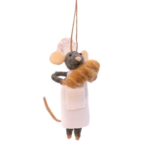 Adorno de Ratón panadero