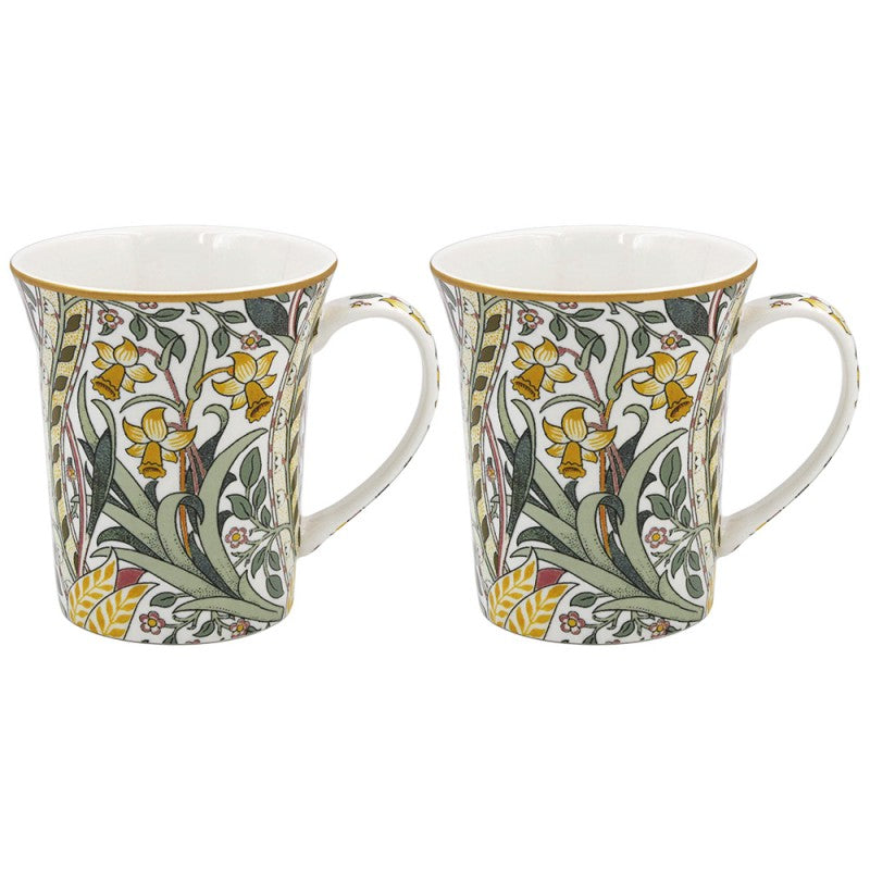 Caja regalo de 2 tazas de porcelana Daffodil, 300 ml
