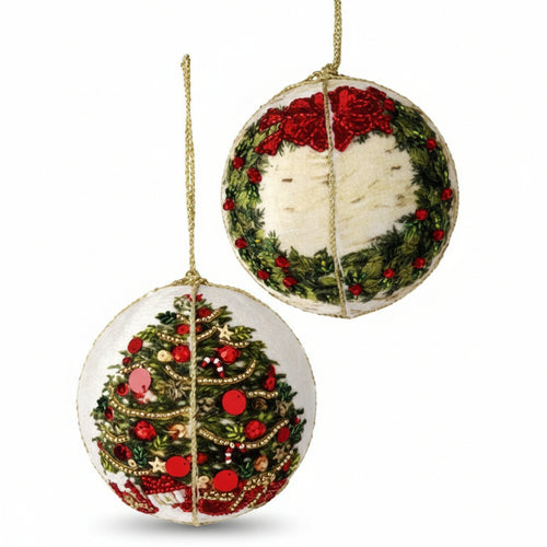 Adornos Navideños Esferas “Doble Vista Festiva