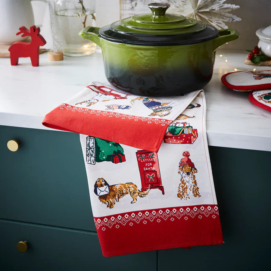 Trapo de cocina diseño "Merry Mutts"