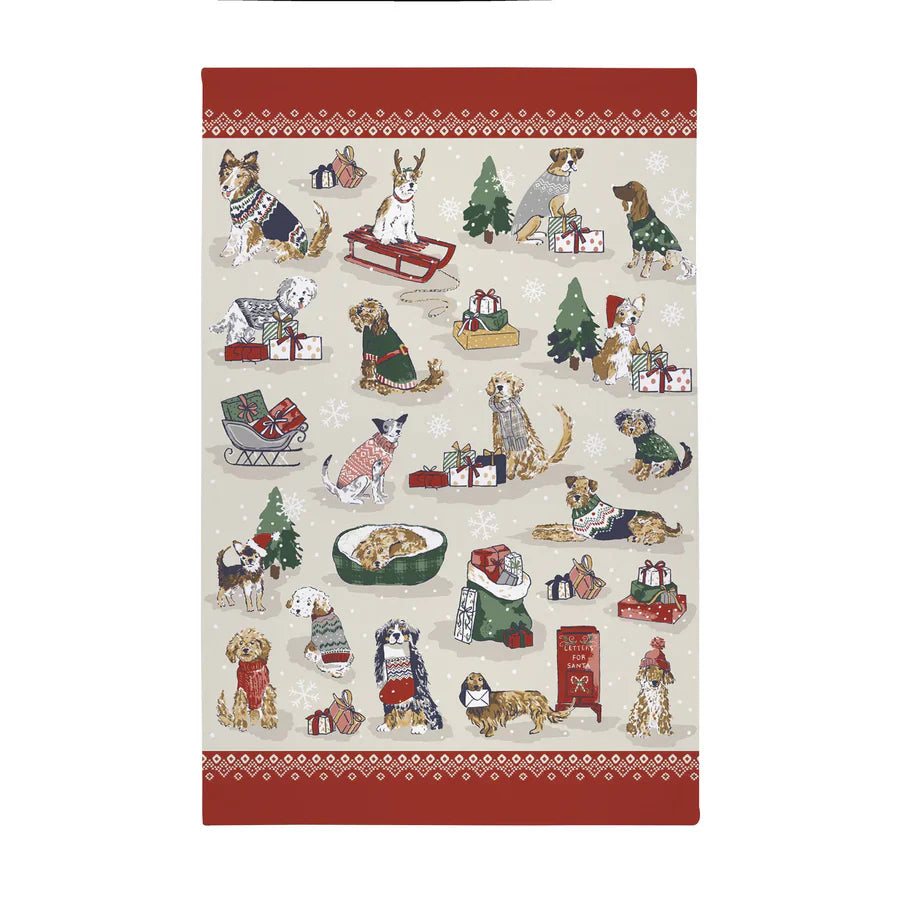 Trapo de cocina diseño "Merry Mutts"