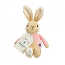 Cargar imagen en el visor de la galería, Peluche sonajero Peter Rabbit rosa