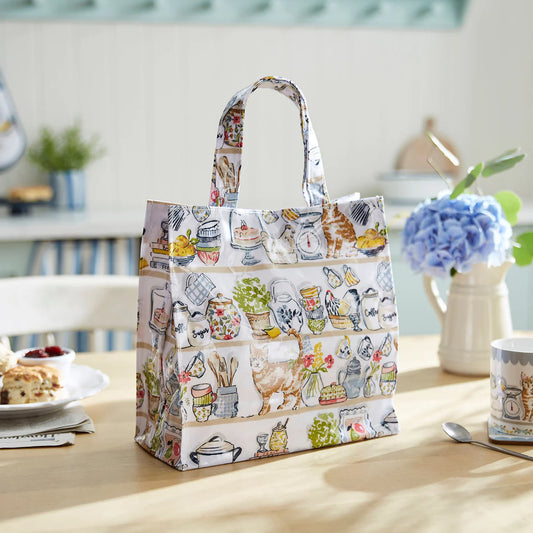 Bolsa plastificada pequeña diseño "Pantry Cats"