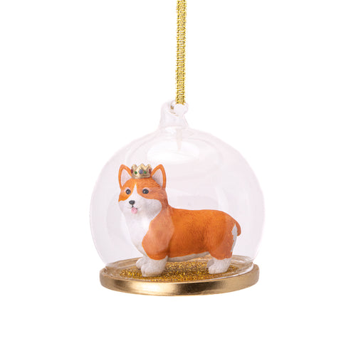 Adorno de Cúpula Corgi real
