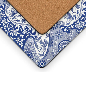 Cuatro individuales Blue italian