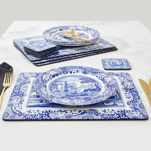Cuatro individuales Blue italian