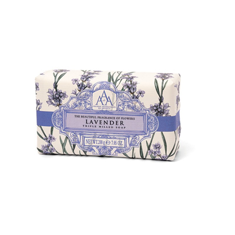 Pastilla de jabón de lavanda 200g
